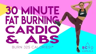 30 Minute Fat Burning Cardio and Abs Workout 🔥Burn 325 Calories!* 🔥Sydney Cummings