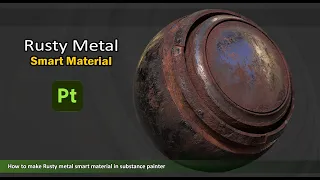 Metal Smart Material - Rusty metal (2) - substance painter