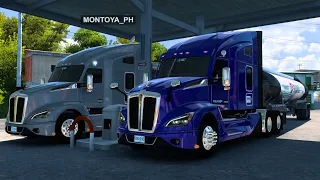 CARGADOS DE GASOLINA EN CARAVANA🔥🔥 / ATS COLOMBIA #americantrucksimulator #colombiarealmap