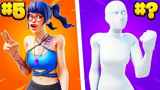 Las 20 SKINS más TRYHARD en FORTNITE