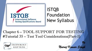 ISTQB Foundation Level | 6.1 Test Tool Consideration (Part-1) | Testing Tools | ISTQB Tutorials