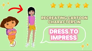 Recreating characters in Dress To Impress Roblox | MoonBlox