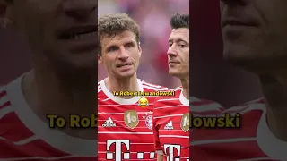 Thomas Muller Jokes about Lewandowski 😂