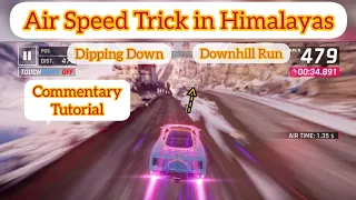 Asphalt 9 - How to perform this Air Speed Trick in Himalayas - Commentary Guide