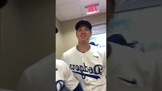 Teoscar teaching Shohei and Yoshinobu Spanish. 😂 #dodgers #sports