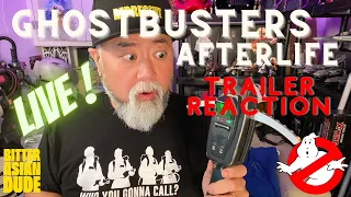 GHOSTBUSTERS AFTERLIFE TRAILER #2 LIVE REACTION VIDEO