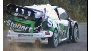 Rally after crash, puncture, never give up