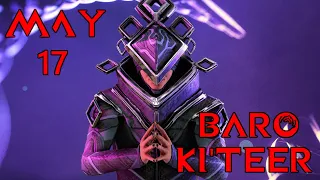 Baro Ki'Teer (May 17th) | Inventory In 1 Minute Or Less | (Warframe)