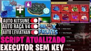 🤯CORRE!! EXECUTOR DE SCRIPT ATUALIZADO + SCRIPT SEM KEY BLOX FRUITS PRA CELULAR e PC💻 PEGANDO TUDO!