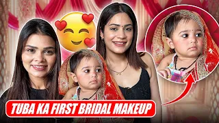 TUBA KA FIRST BRIDAL MAKEUP | MALIK KIDS