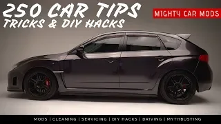 250 CAR TIPS, Tricks & DIY Hacks EVERYONE NEEDS TO KNOW