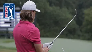 Tommy Fleetwood's pre-round warm-up routine
