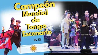 Campeones del mundo Escenario Mundial de tango 2023, Bruna Estellita, Julián Sanchez de Argentina