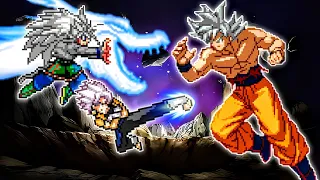 Gogetto MUI OP & Goku MUI 5 OP VS Son Goku MUI V3.4 12P in Jump Force Mugen