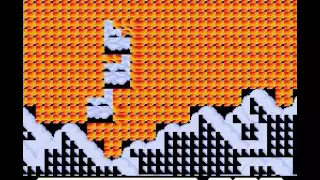 Super Mario Bros. 3 (SNES) - Map Glitch level 3 - Cloudy Mess