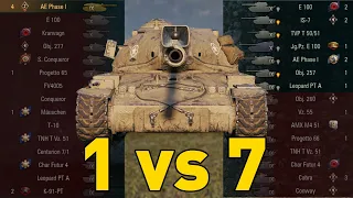 AE Phase I goes 1 vs 7 in World of Tanks!