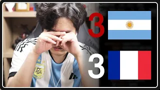 Korean Messi Fan Reaction to Argentina vs France