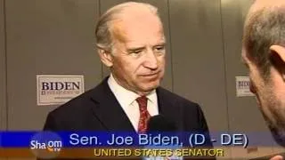 US Senator Joe Biden on Israel