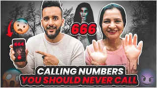 Calling *HAUNTED* numbers YOU should NEVER call !! *Scary*