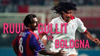 Ruud Gullit vs Bologna | Destroying Gianluca Pessotto | 08/08/1992