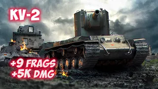 Power of the gingerbread! KV-2 - #shorts #wot #worldoftanks