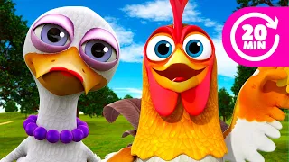 ¡El Gallo y la Pata y Más Canciones Divertidas de La Granja de Zenón! | El Reino Infantil