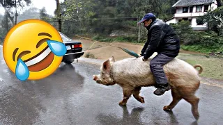 Best Funny Videos Compilation 🤣 - Hilarious People's Life | 😂 Try Not To Laugh - BY SmileCode 🍿#48