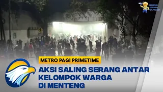 Aksi Saling Serang Antar Kelompok Warga di Menteng