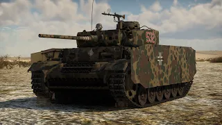 Pz.III M - Realistic Battles - War Thunder Gameplay [1440p 60FPS]