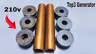 Top3 most powerful generator in the world use copper pipe