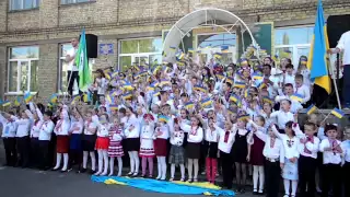 Гімн України у виконанні школярів СЗШ № 146 в рамках проекту "Ми-українці"