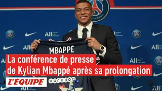 La conférence de presse de Kylian Mbappé après sa prolongation au PSG