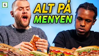 Spiser ALT på Subway  - Martin Lepperød vs Magan