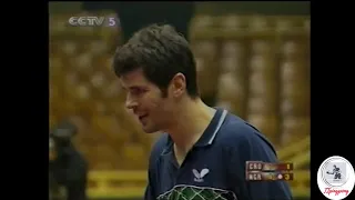 Toriola Segun  Vs Zoran Primorac  The 23rd Men's World Cup Table Tennis Chm'ps 2002 第23屆男子世界盃乒乓球賽