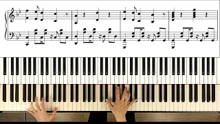 Дискотека Авария - Новогодняя piano cover tutorial