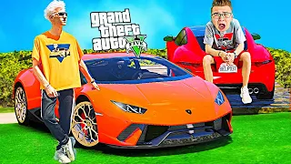 ЛАМБА ВЛАДА А4 БУМАГА ПРОТИВ ЯГУАРА КОБЯКОВА в ГТА 5 МОДЫ! КТО КРУЧЕ в GTA 5 MODS