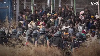 Migrants Storm Spain-Morocco Border