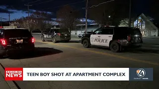 Teen boy shot at apartment complex