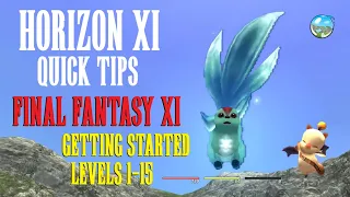 HorizonXI Getting Started levels 1-15 Quick Tips Guide Final Fantasy XI