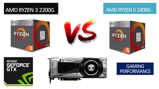 Ryzen 3 2200G vs Ryzen 5 2400G - GTX 1080 8GB - Benchmarks Comparison