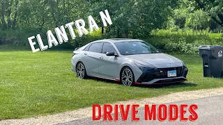 Hyundai Elantra N drive modes #hyundaielantra #elantran #hyundaielantran