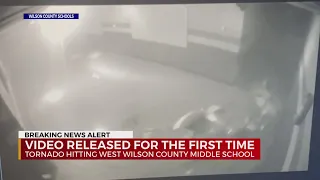 Video of tornado hitting middle school released for first time