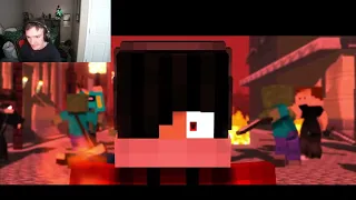 Minecraft Falling reaction by @LyzanderMixers