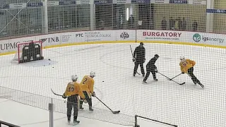 Pittsburgh Penguins skill practice