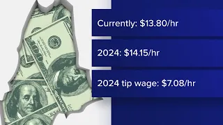 Maine minimum wage to increase in 2024