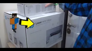 Принтер МФУ лазерный HP Laser 135w. Можно печатать со смартфона.