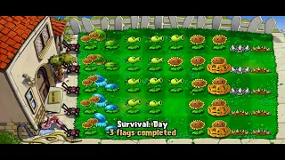 Plants vs Zombies | SURVIVAL DAY