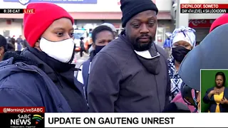 [WARNING: STRONG LANGUAGE] SA Unrest I Workers in looted mall in Diepkloof left without income