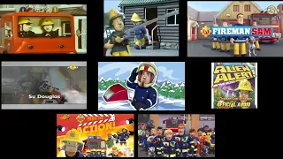 Fireman Sam all Romanian intro's mashup