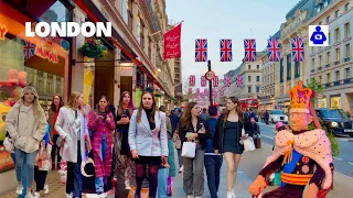 London Spring Walk 🇬🇧 Oxford & Regent Street 👑 to Piccadilly Circus | Central London Walking Tour.